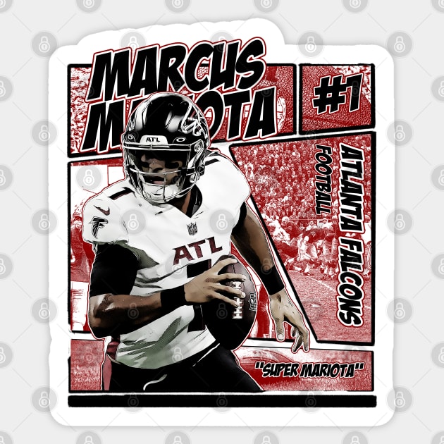 Marcus Mariota // Comics Retro 90s Sticker by Bootlegheavens